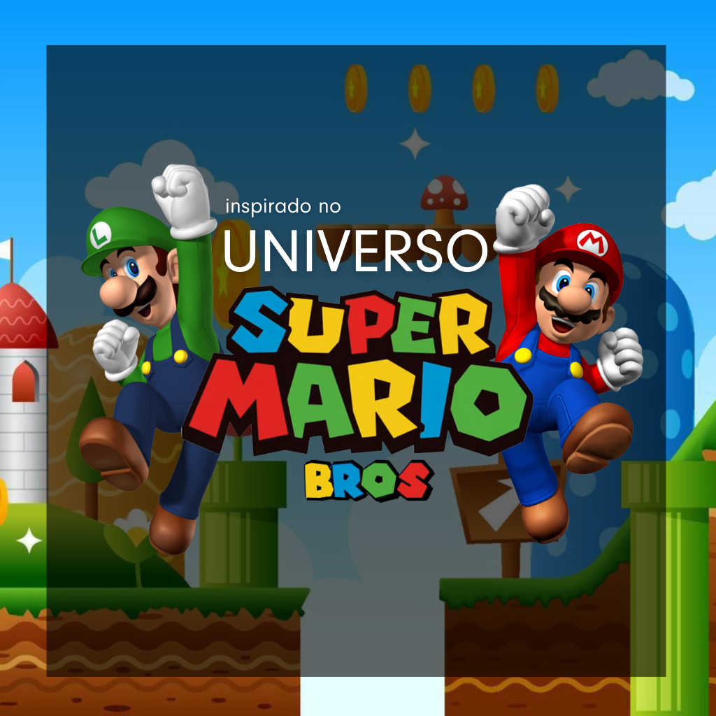 Inspirado no universo Mario bros