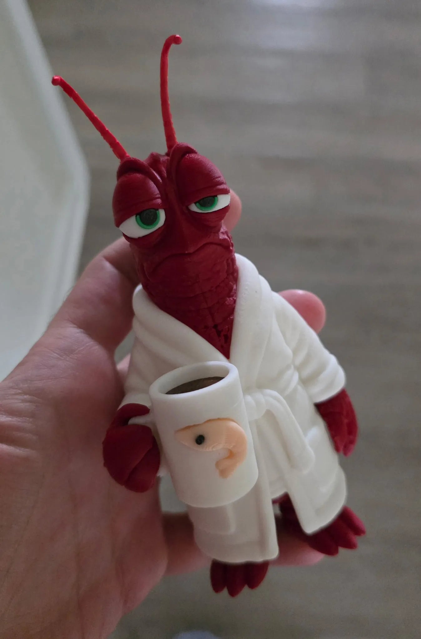 Lagosta Vermelha: Marisco com Cafeína