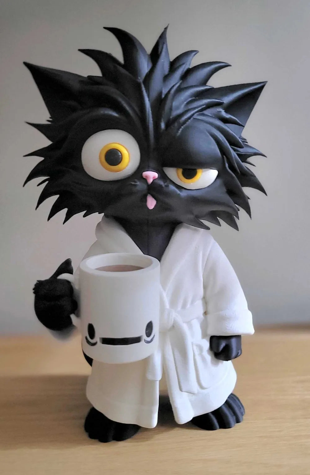 Gato com Cabelo em Pé: Nem Me Fales