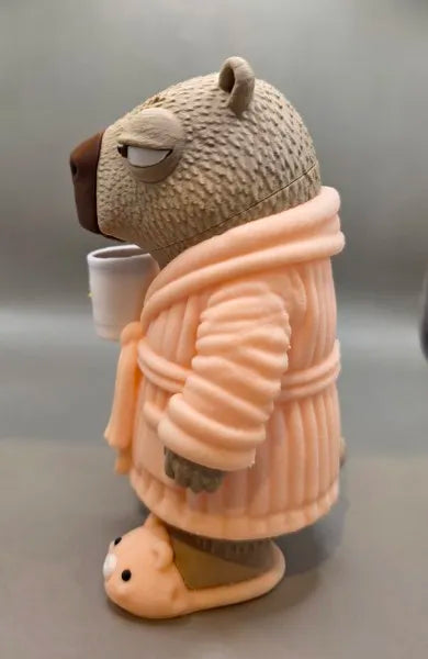 Capivara de Roupão: Modo Relax Ativado