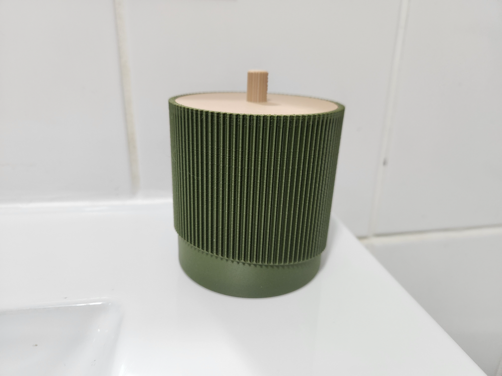 Porta Cotonetes Elevatório Prático | Casa de Banho