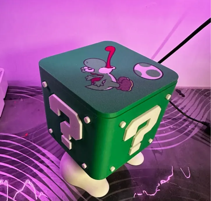 Caixa organizadora yoshi Verde | Inspirada em Mario bros