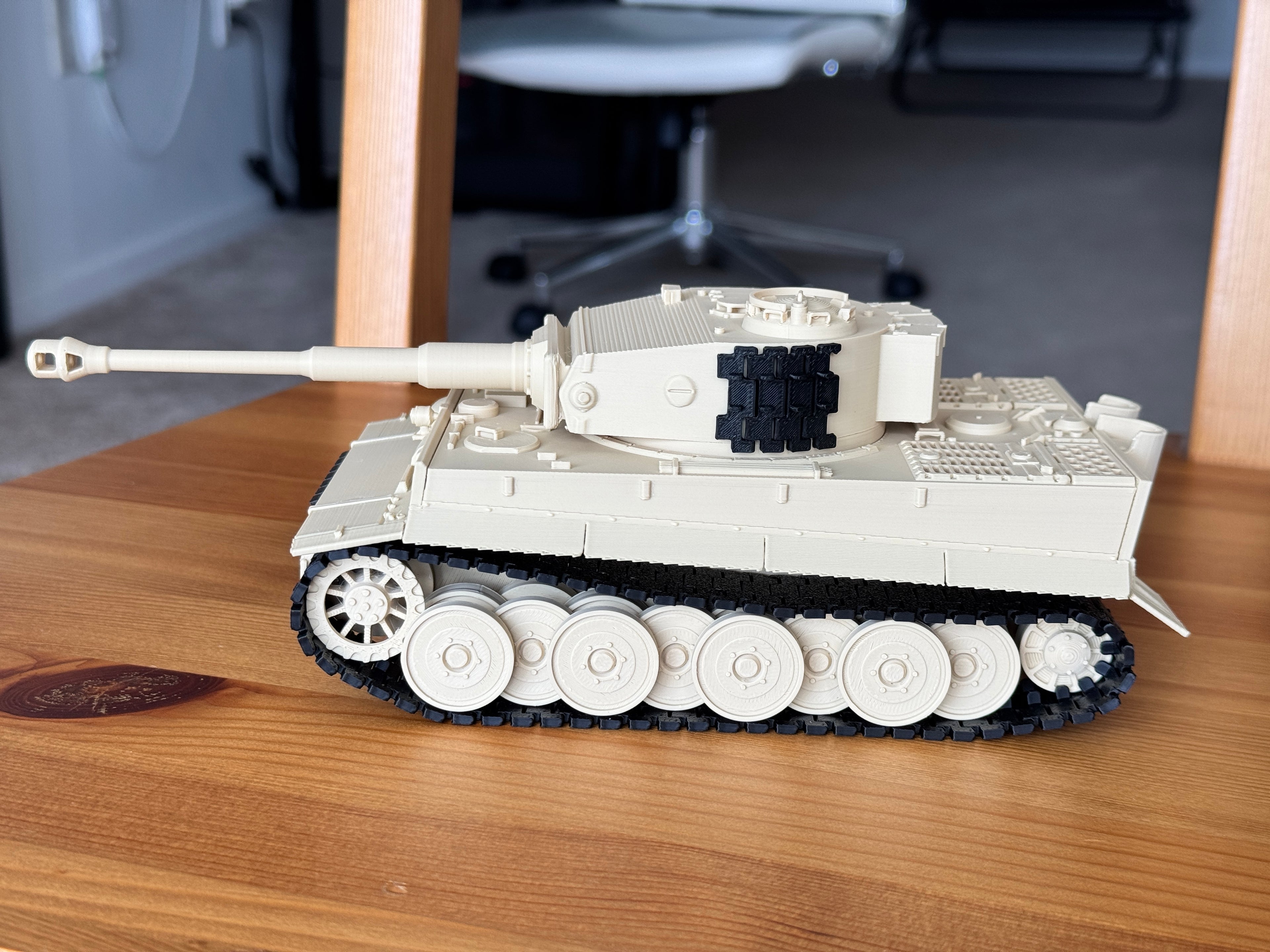 Miniatura Tanque Tiger I (Modelo 3D)