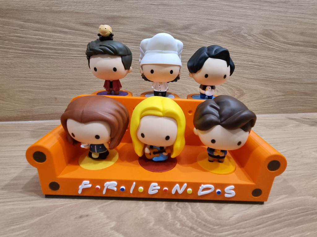 Sofá Friends (Para Miniaturas McDonald's)
