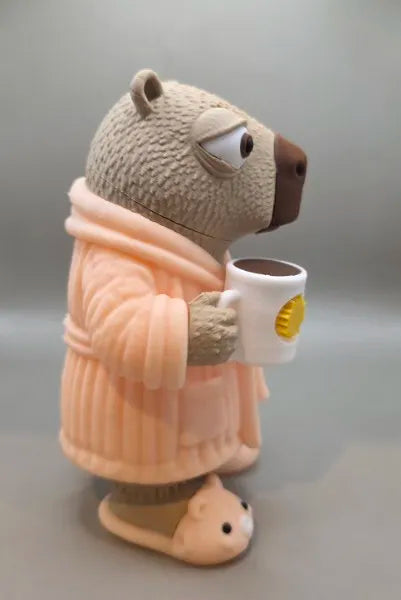 Capivara de Roupão: Modo Relax Ativado