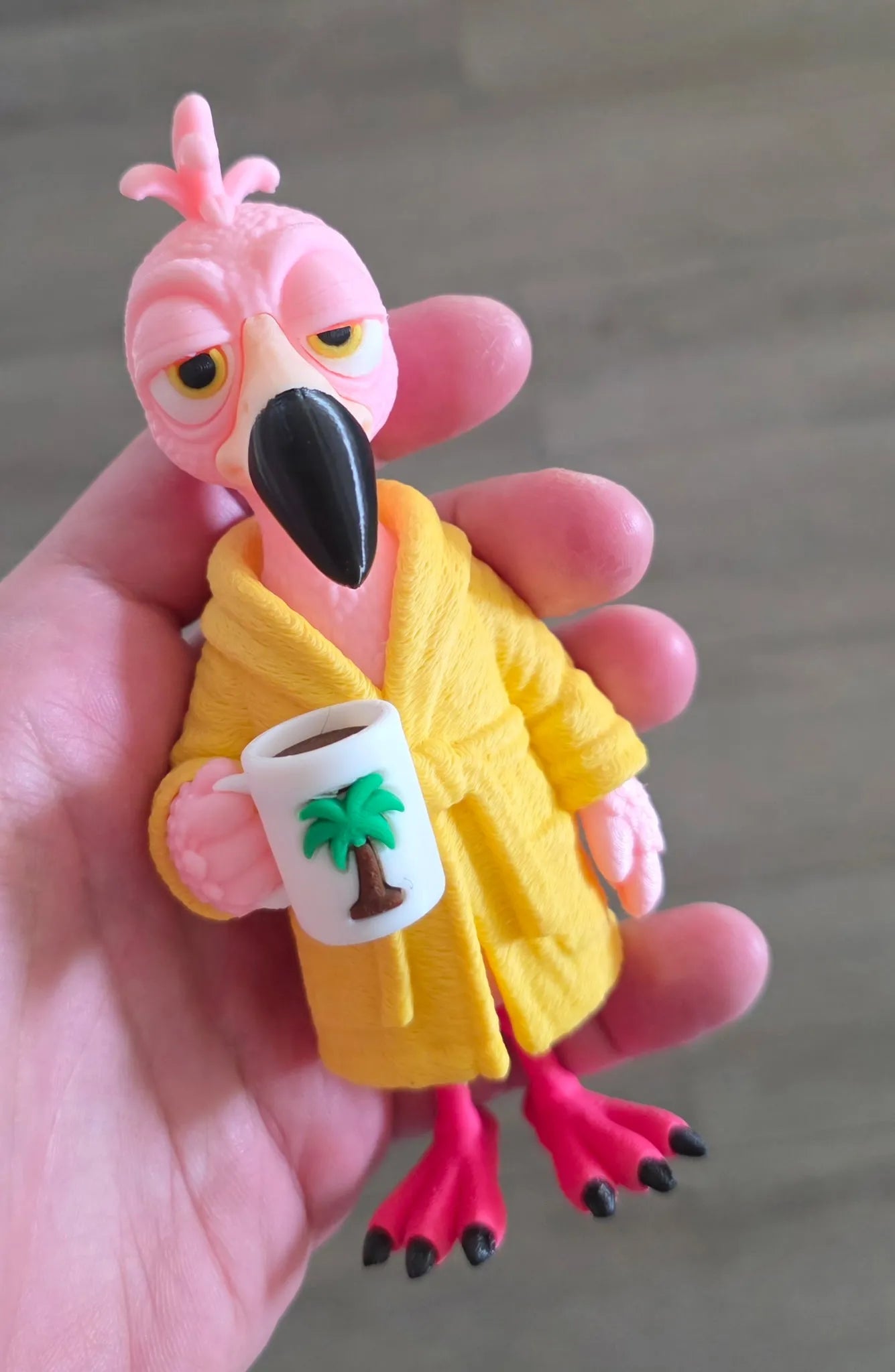 Flamingo Rosa: Elegância (com Muito Sono)