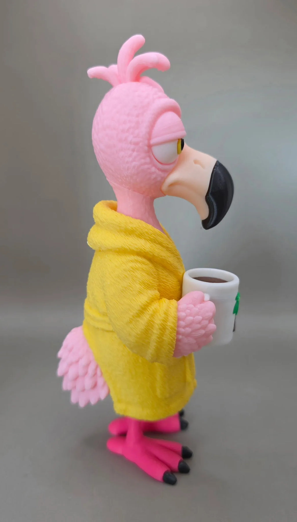 Flamingo Rosa: Elegância (com Muito Sono)