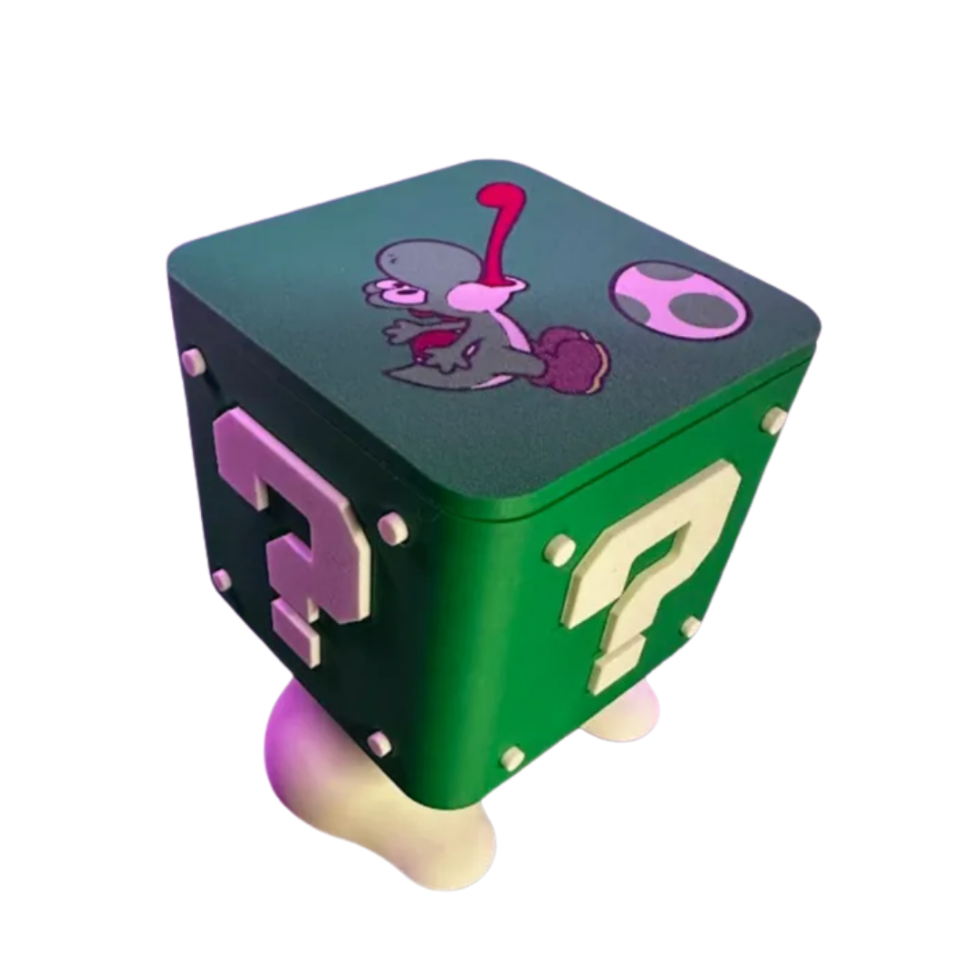 Caixa organizadora yoshi Verde | Inspirada em Mario bros