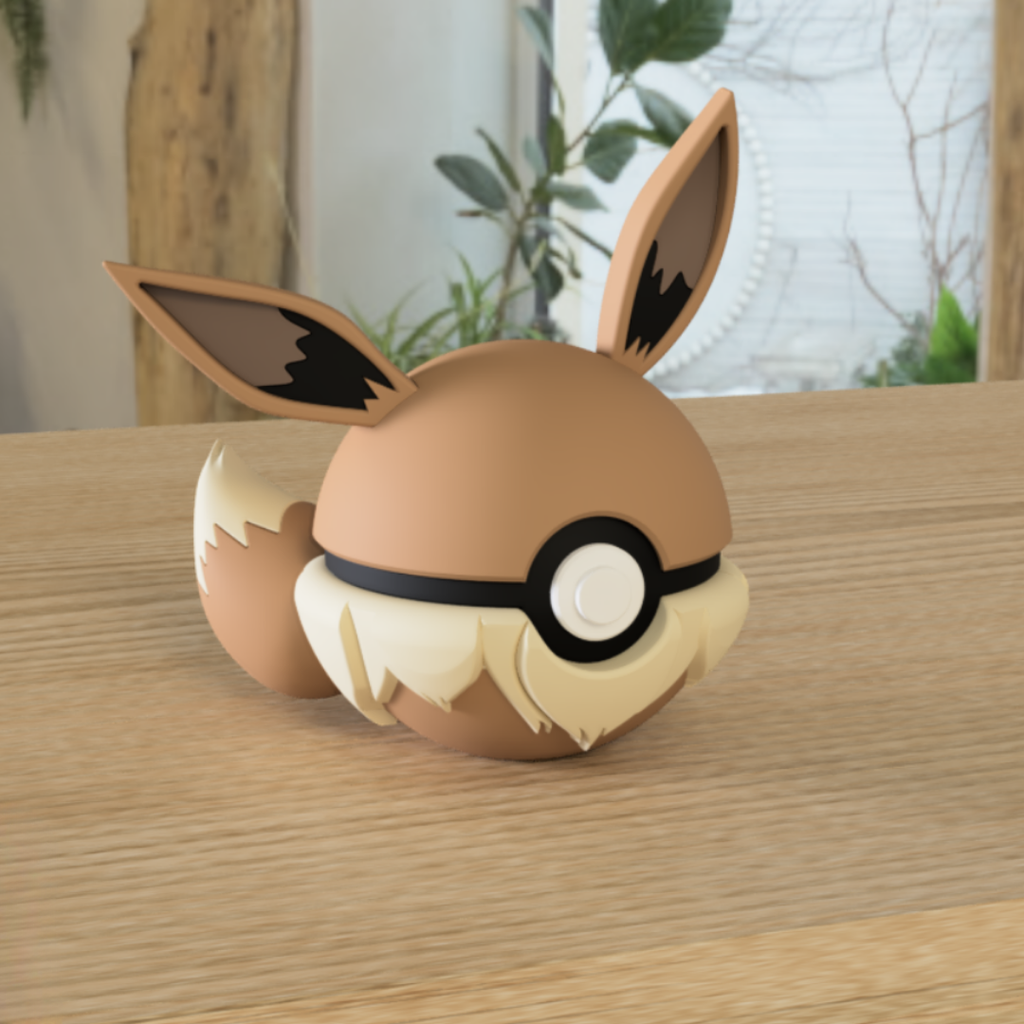 Pokeballs Temáticas: Eevee & Raras (Inspiradas en Pokémon)