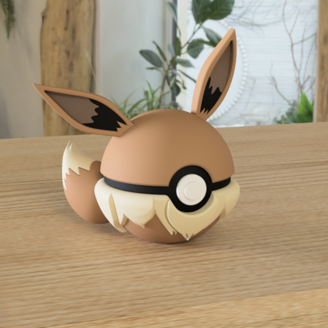 Pokeballs Temáticas: Eevee & Raros (Inspiradas em Pokémon)