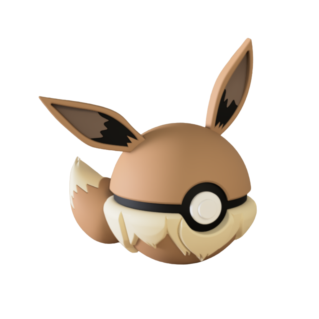 Pokeballs Temáticas: Eevee & Raros (Inspiradas em Pokémon)