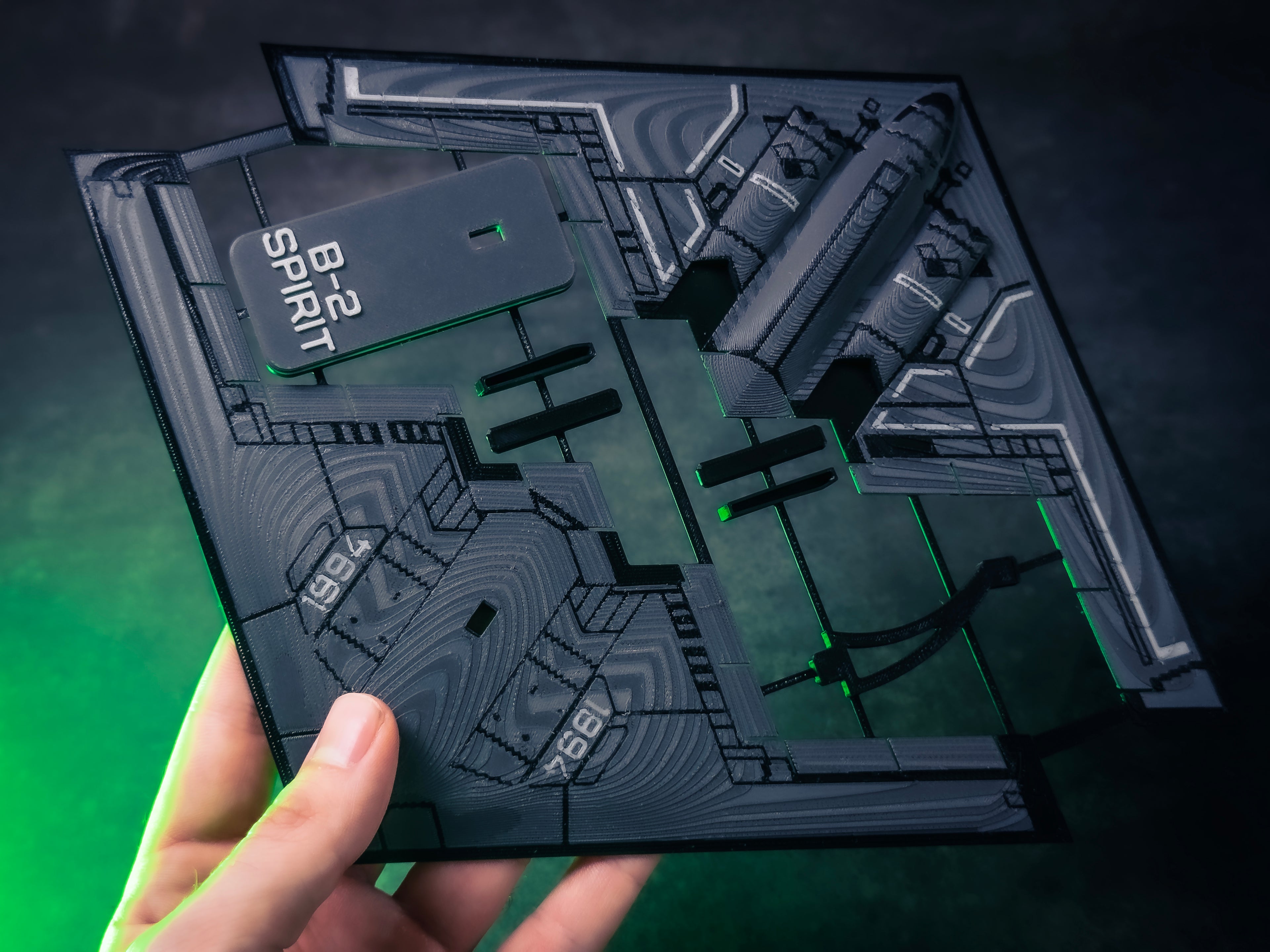 Kit Card: Avião B2 Spirit (para Montar)