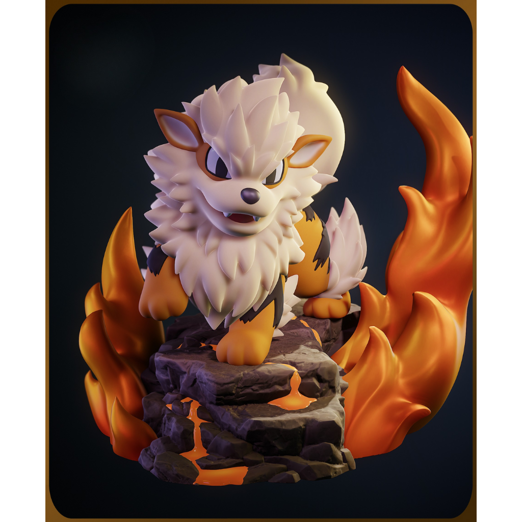 Chibi Arcanine - Pokemon