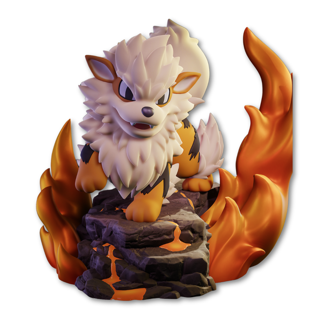 Chibi Arcanine - Pokemon