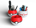 Organizador de Escritorio Pokebola (Bolígrafos y Accesorios)