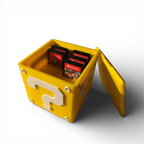 Porta-Jogos Nintendo Switch (Bloco Super Mario)