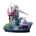 Diorama Chibi Knight e Hornet: Os Protetores de Hallownest