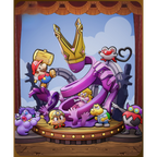 imagens ilustrativas do modelo a ser produzido, Figure Chibi Paper Mario impressa em 3D.