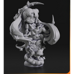 magens ilustrativas do modelo a ser produzido, Figure Chibi Sailor Moon impressa em 3D.
