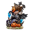 Chibi Sora Halloween Town: O Cavaleiro da Keyblade Gótico
