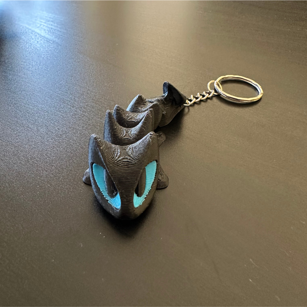 Chaveiro Dragão articulado