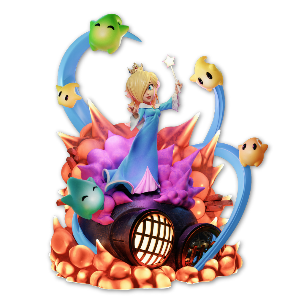 Figure Rosalina & Luma: A Guardiã do Cosmos