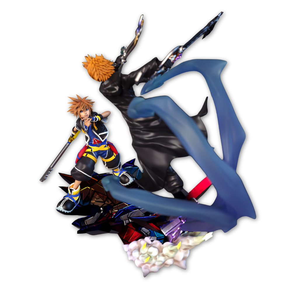Diorama Figure Roxas x Sora: Os Dois Lados do Coração