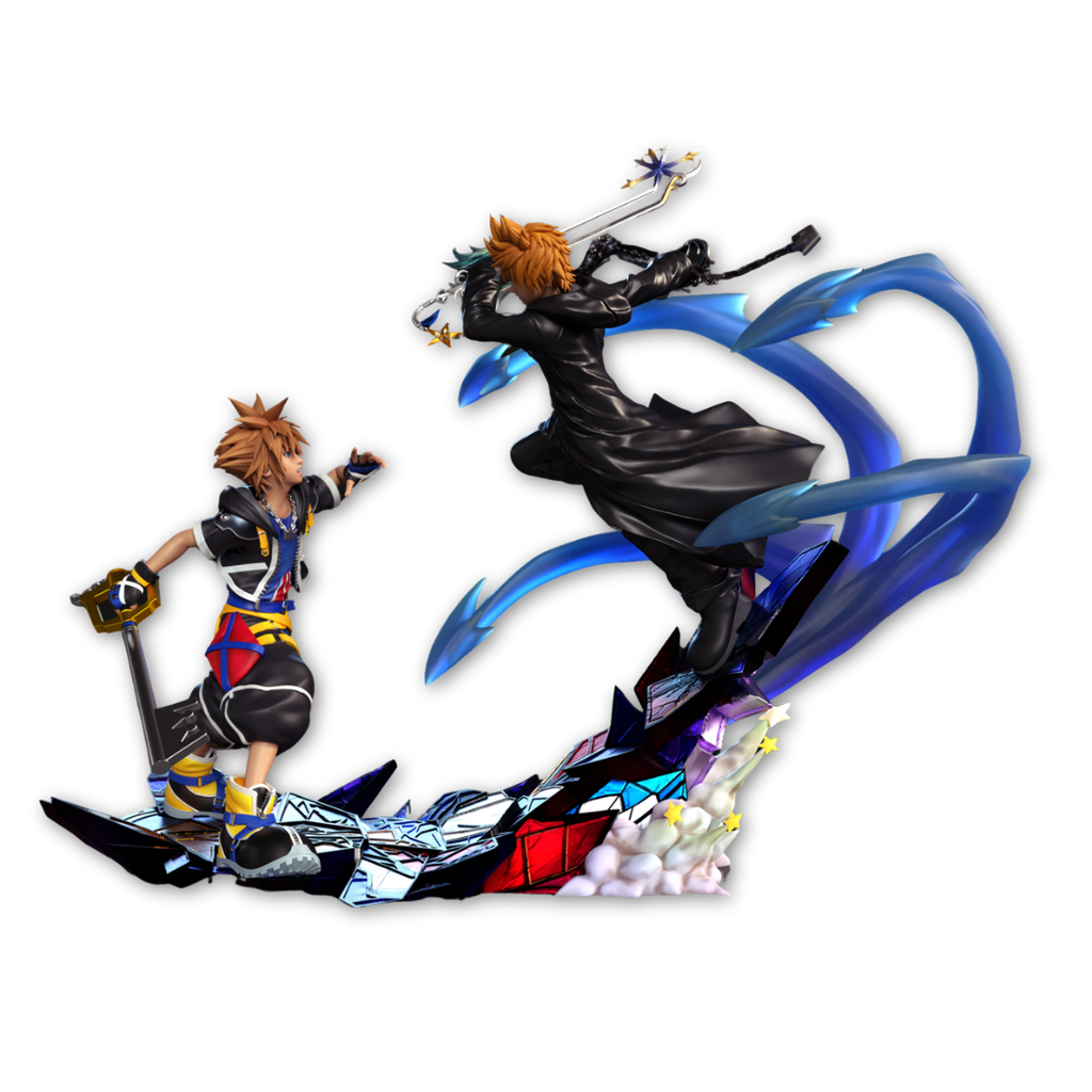 Diorama Figure Roxas x Sora: Os Dois Lados do Coração
