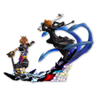Diorama Figure Roxas x Sora: Os Dois Lados do Coração