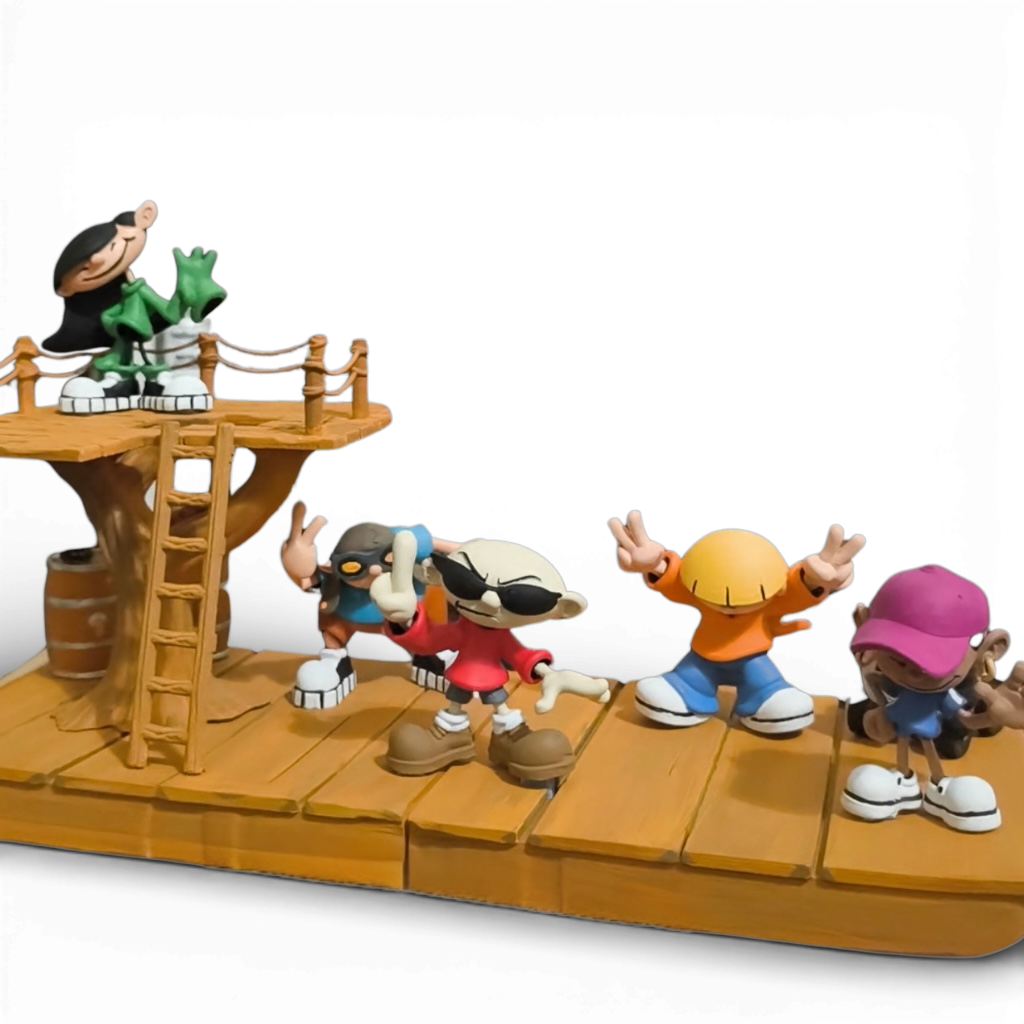 Diorama KND: A Turma do Bairro (Resina)