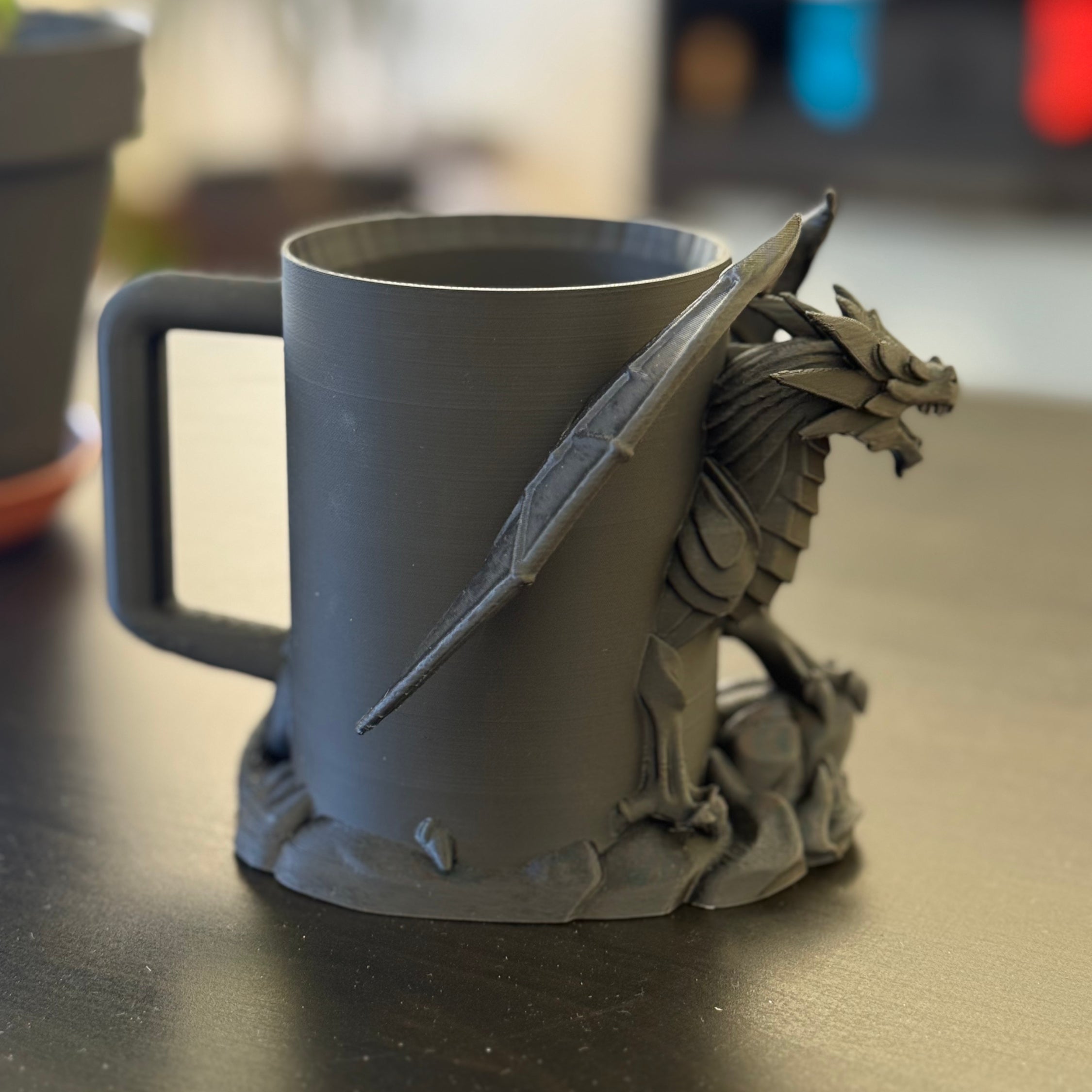 Caneca Dragão Lendário PT | Caneca Geek Dragao