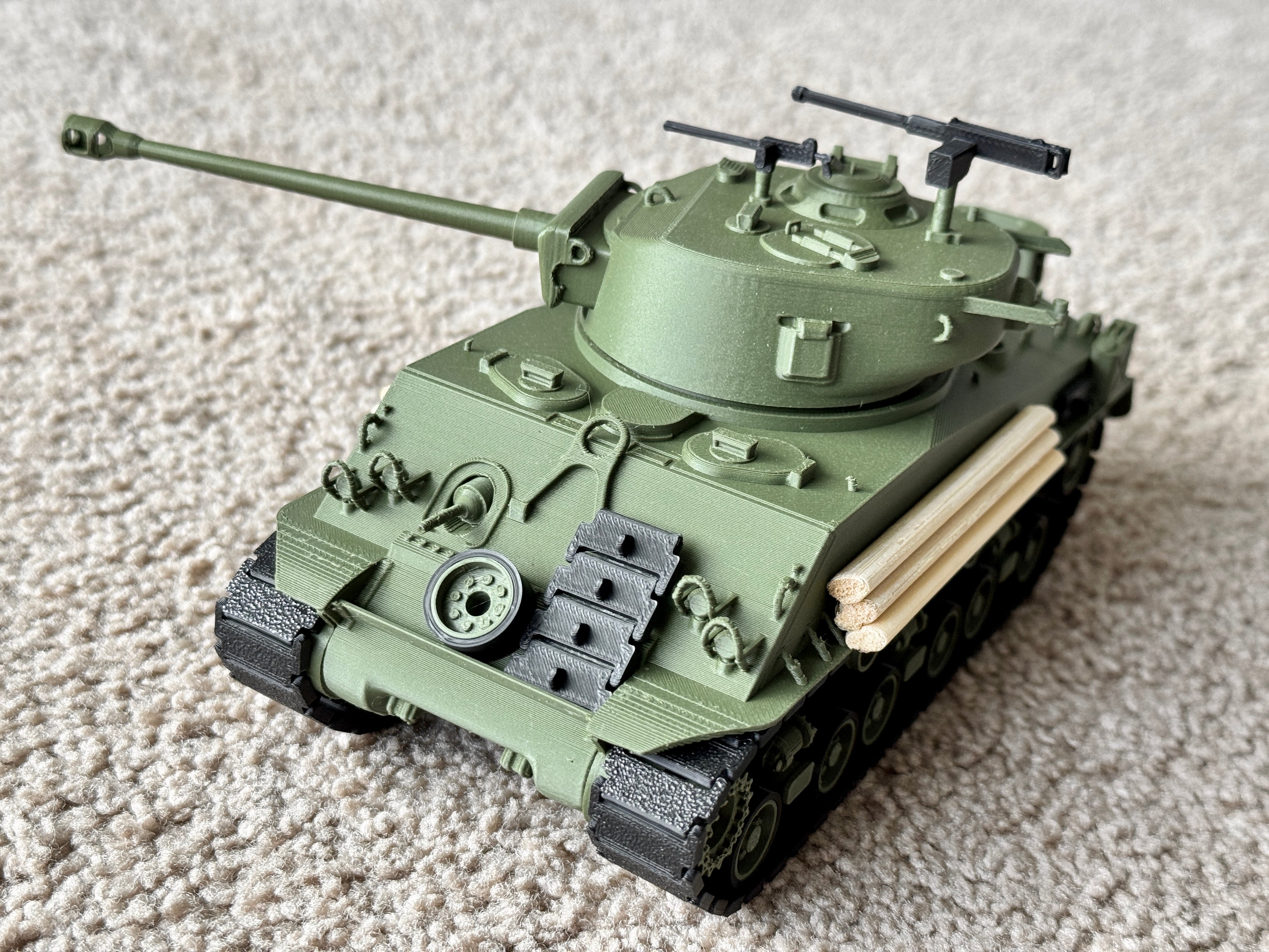 Miniatura Tanque Sherman (Modelo 3D)