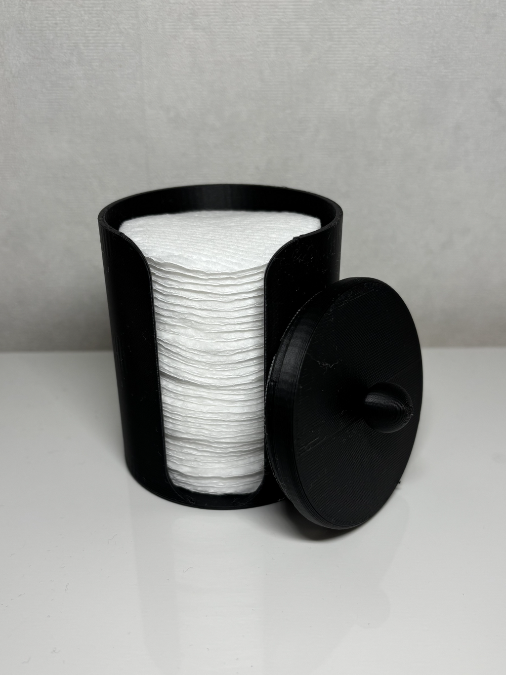 Organizador Discos Algodón Vertical | Cuarto de Baño