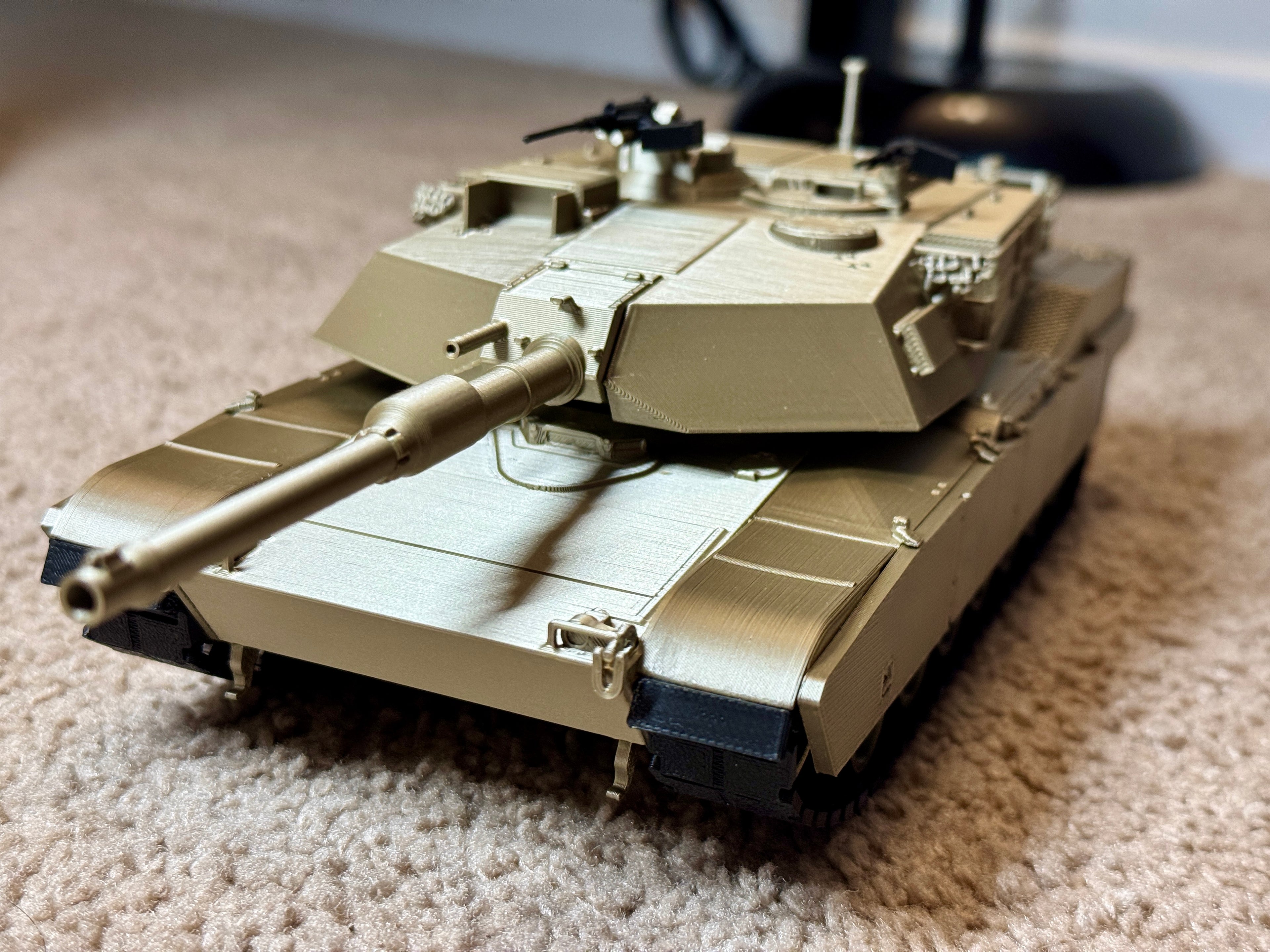 Miniatura Tanque Abrams M1A1 (Modelo 3D)