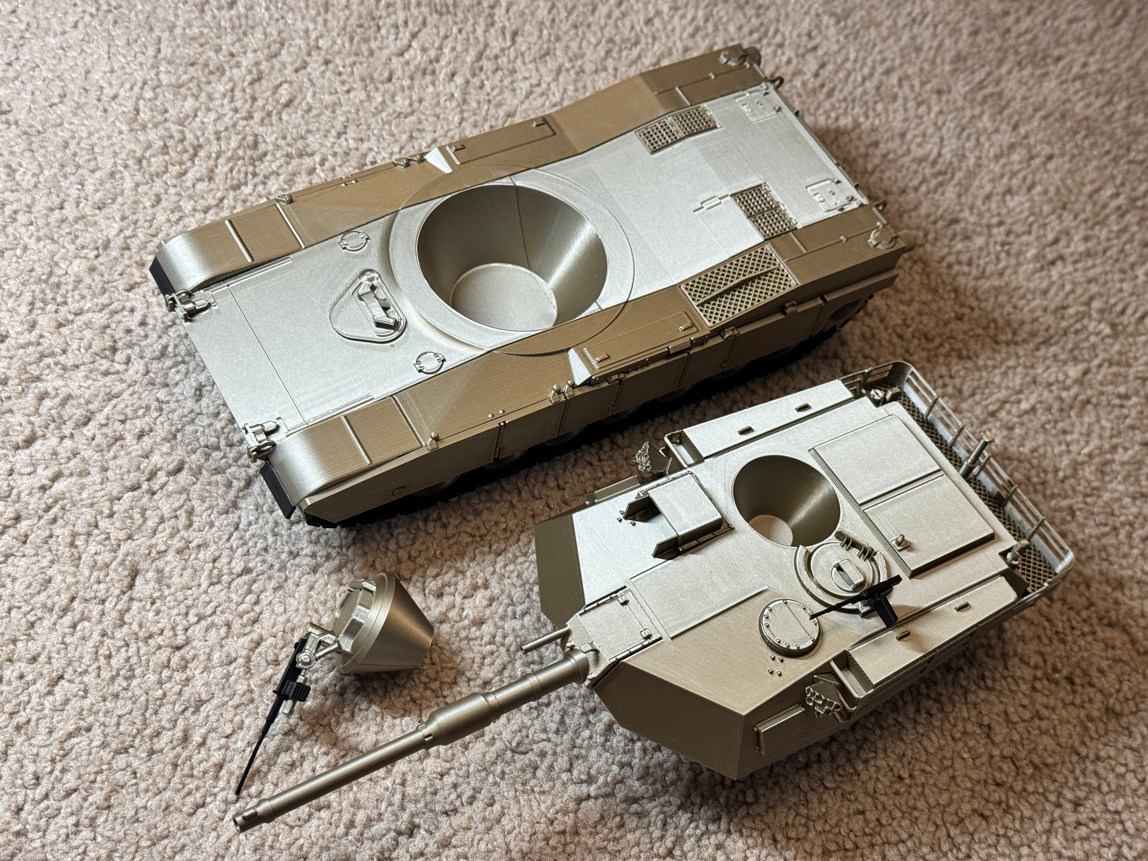 Miniatura Tanque Abrams M1A1 (Modelo 3D)