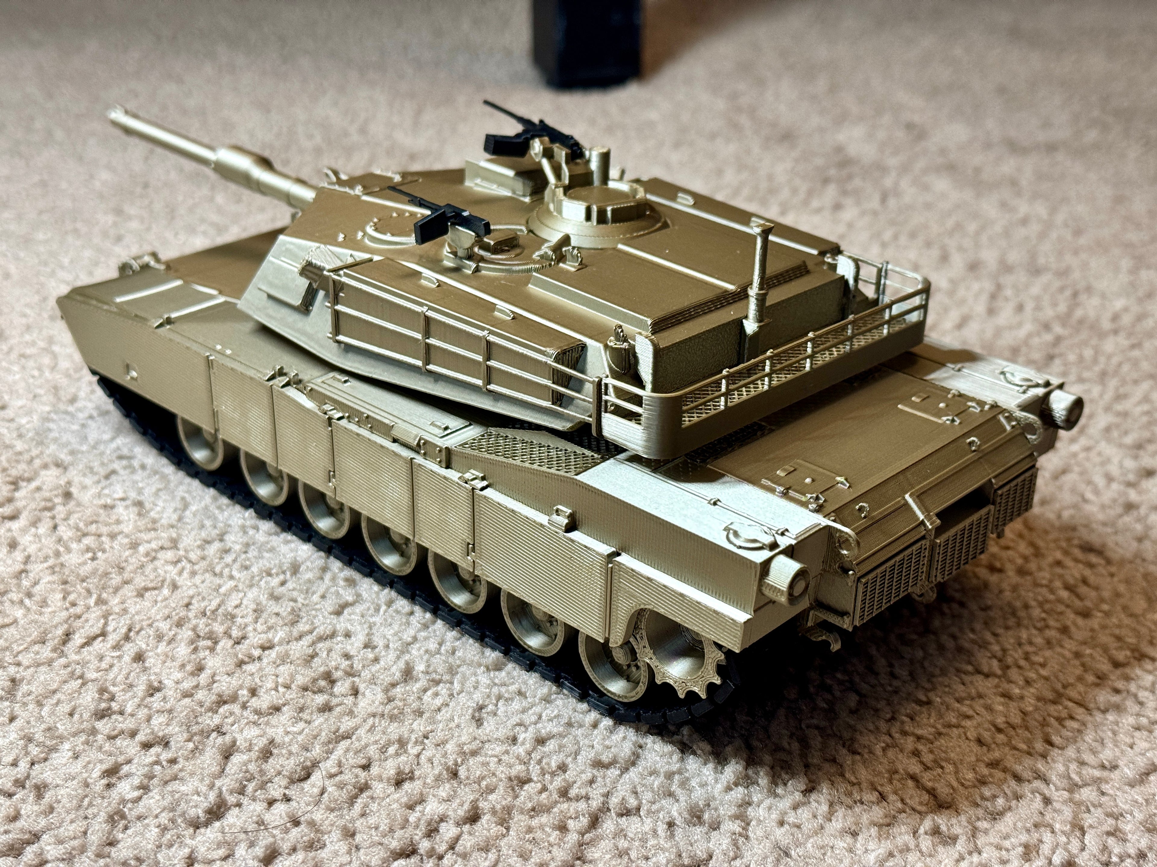 Miniatura Tanque Abrams M1A1 (Modelo 3D)