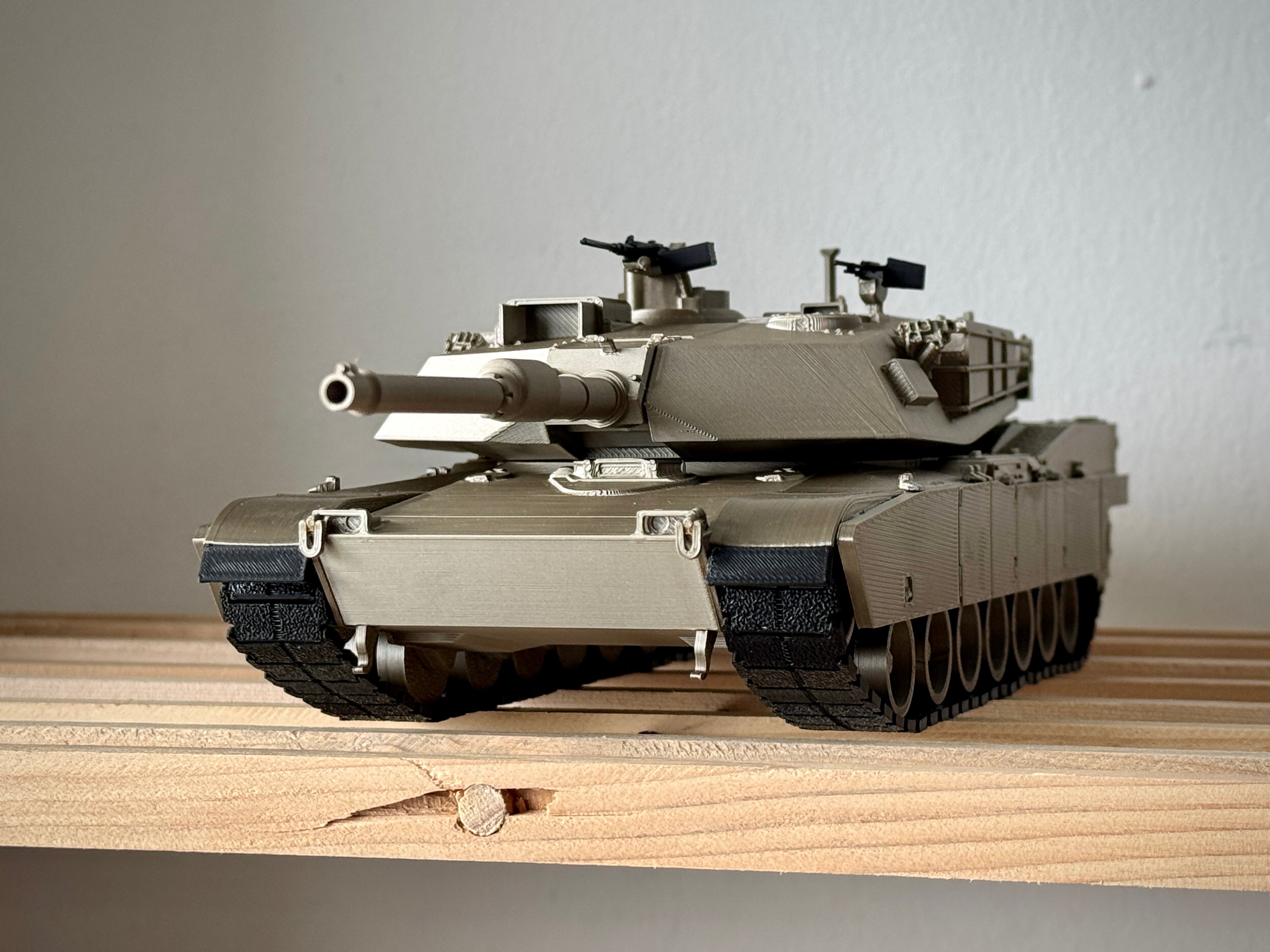 Miniatura Tanque Abrams M1A1 (Modelo 3D)