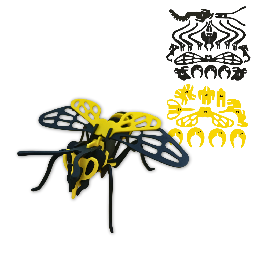 Kit de Cartulinas: Abeja (para Montar)