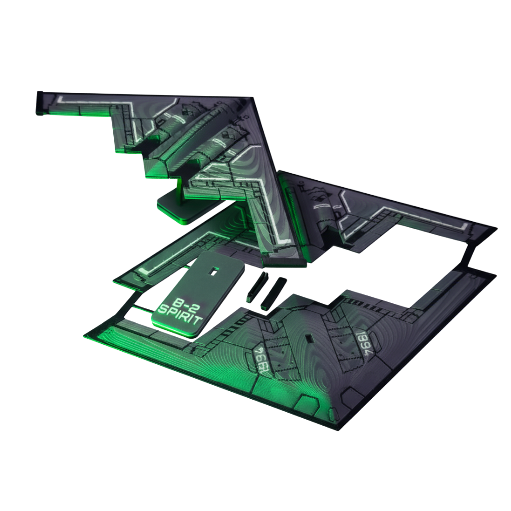 Kit Card: Avião B2 Spirit (para Montar)