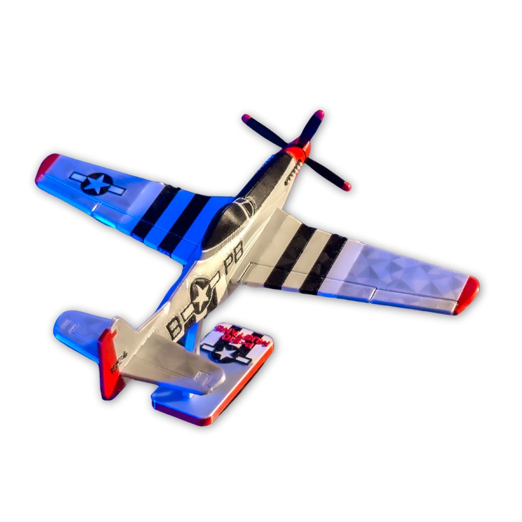 Kit Card: Avião P-51D Mustang (para Montar)