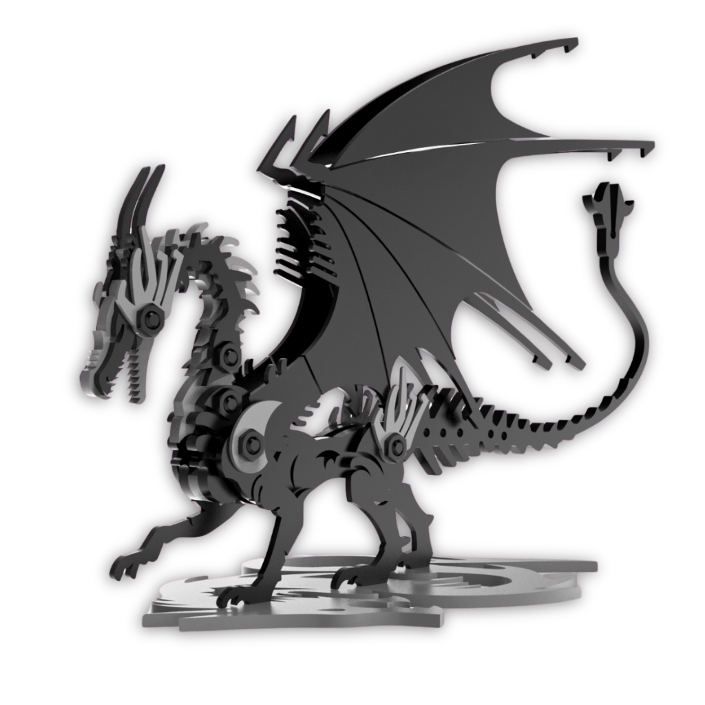 Kit Card: Robô Dragão (para Montar)