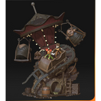 imagem ilustrativas do modelo a ser produzido, Figure Little Nightmares III impressoem resina