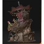 imagem ilustrativas do modelo a ser produzido, Figure Little Nightmares III impressoem resina