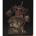 imagem ilustrativas do modelo a ser produzido, Figure Little Nightmares III impressoem resina