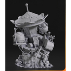 imagem ilustrativas do modelo a ser produzido, Figure Little Nightmares III impressoem resina