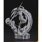 imagem ilustrativas do modelo a ser produzido, Figure Melinoe de Hades 2, impressa em 3D.