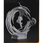 imagem ilustrativas do modelo a ser produzido, Figure Melinoe de Hades 2, impressa em 3D.