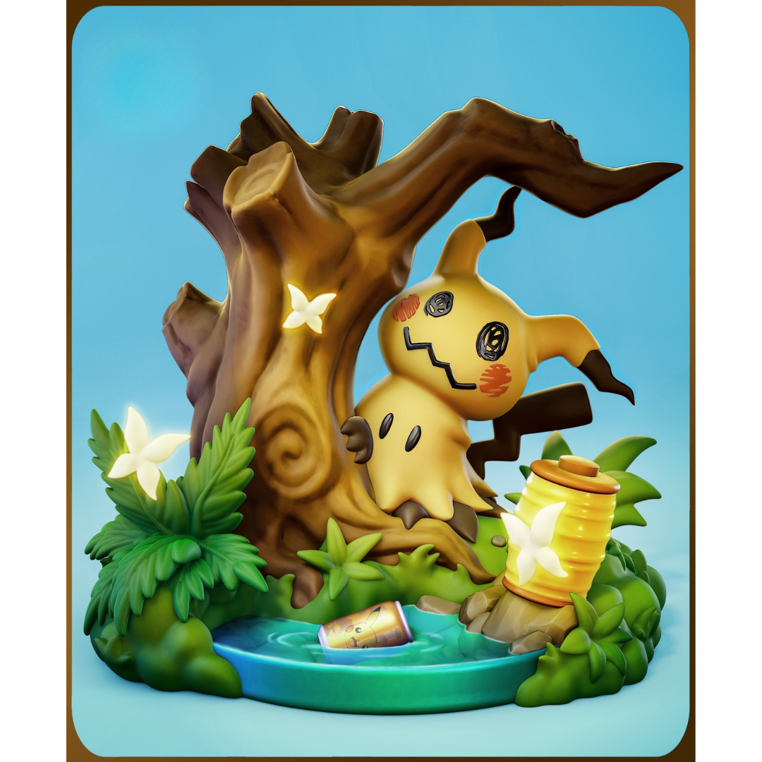 Miniatura Chibi Mimikyu (Pokémon)