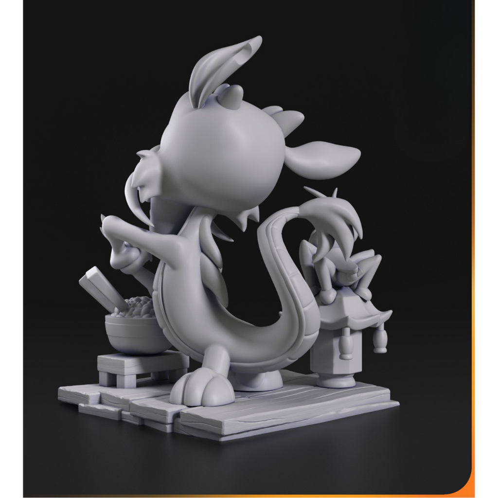 Miniatura Chibi Mushu (Mulan)