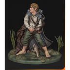 imagem ilustrativas do modelo a ser produzido,  Figure Samwise Gamgee impressa em 3D. 